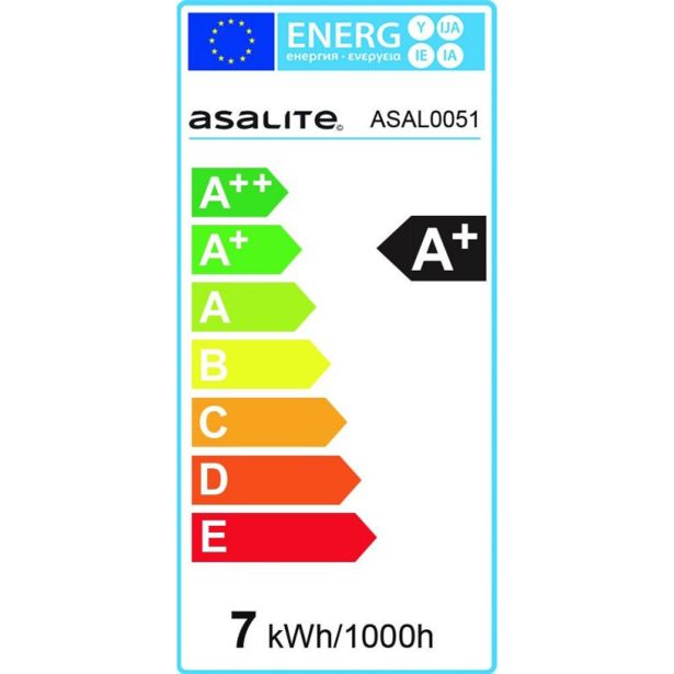 ASALITE LED SIJALKA GU10 7W 3000K 560LM