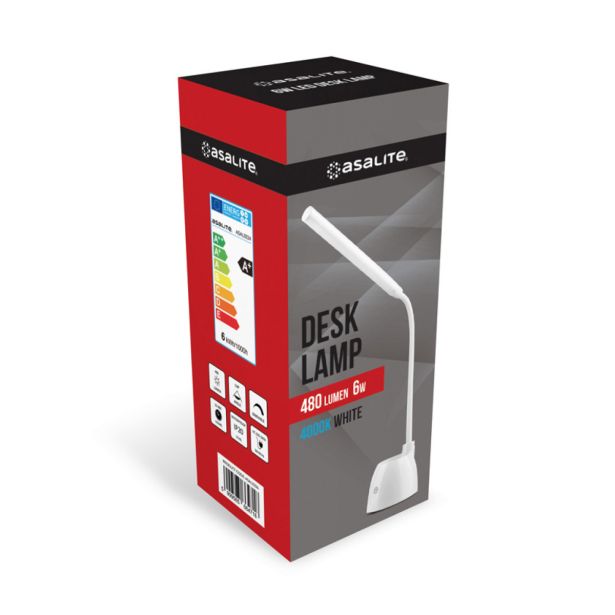 NAMIZNA SVETILKA ASALITE 6W, 4000K, 480LM, BELA, DIMER