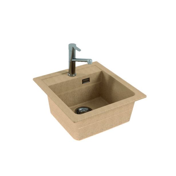 GRANITAL POMIVALNO KORITO ALVEUS ATROX 20, BEIGE G55 470X500 MM