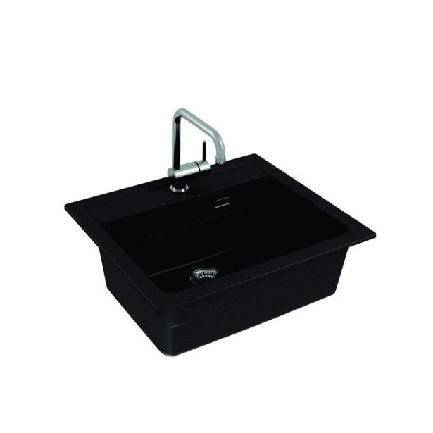 GRANITAL POMIVALNO KORITO ALVEUS ATROX 30, CARBON G91 590X500 MM