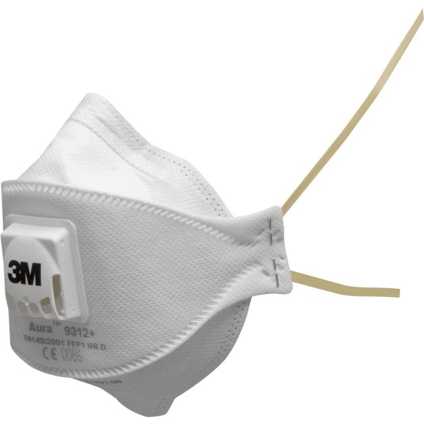 ZAŠČITNA RESPIRATOR MASKA 3M AURA 9312+ ZA ZAŠČITO PRED DELCI, FFP1