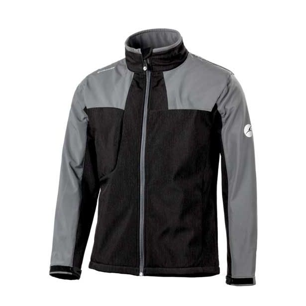 JAKNA ALBATROS AVERY SOFTSHELL ŠT.M SIVA Z ODSEVNIM POTISKOM