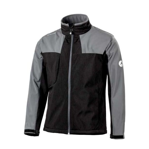 JAKNA ALBATROS AVERY SOFTSHELL ŠT.XL SIVA Z ODSEVNIM POTISKOM