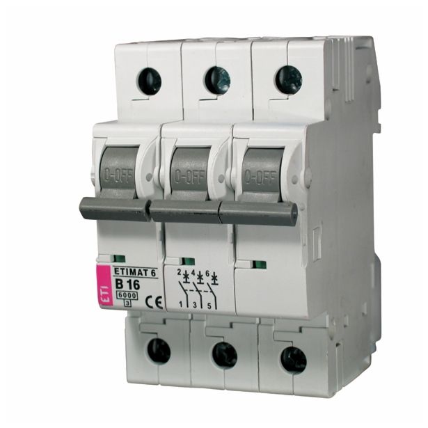 AVTOMATSKA VAROVALKA ETI ETIMAT6 B 3P 6KA 6A