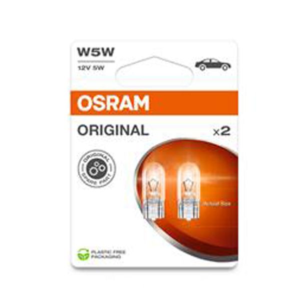AVTOMOBILSKA ŽARNICA OSRAM POMOŽNA W5W 12V W2.1X9.5D