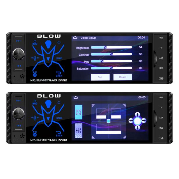 AVTORADIO BLOW SPIDER ČRNA