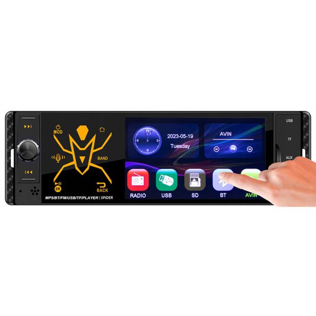 AVTORADIO BLOW SPIDER ČRNA