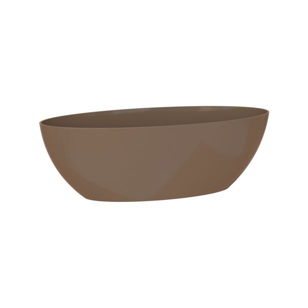 PE NOTRANJI LONEC BAHIA PLANT BOX TAUPE OVAL 45X17CM