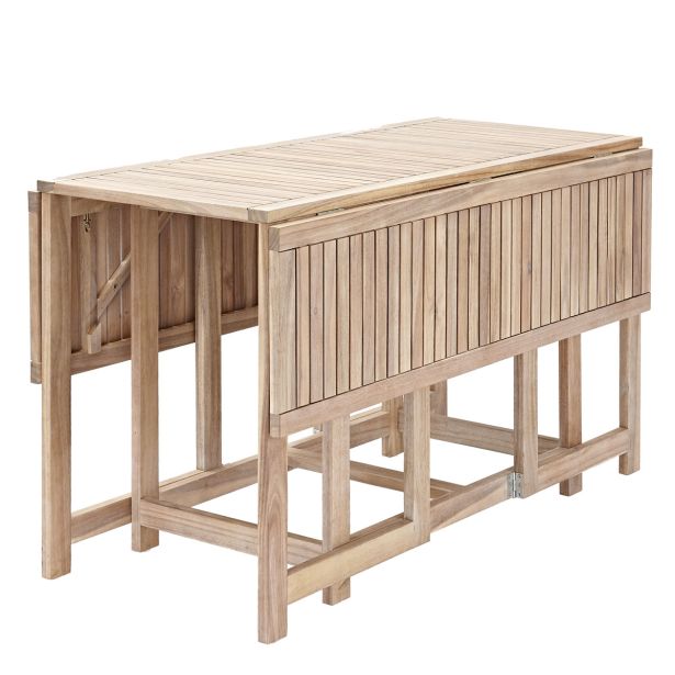 BALKONSKA JEDILNA GARNITURA SOLIS II COMPACT 1 MIZA + 4 STOLI