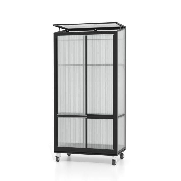 BALKONSKI RASTLINJAK VITAVIA POLIS HKP4MM ROLL FOUNDATION, BLACK