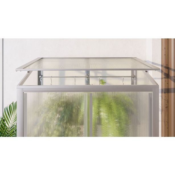 BALKONSKI RASTLINJAK VITAVIA POLIS HKP4MM STEEL FOUNDATION, ALU