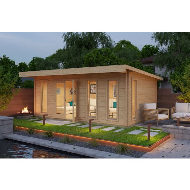 LESENA VRTNA HIŠKA GARTENPRO BARBADOS 6 569X359 CM DEB.44 MM