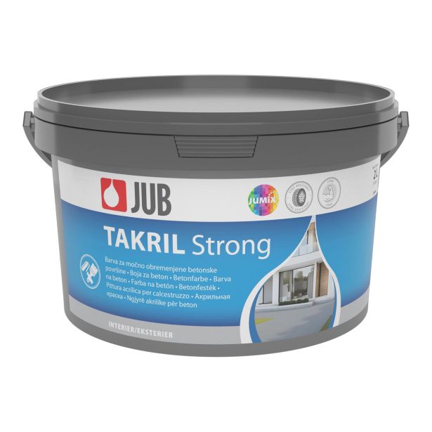 BARVA ZA BETON JUB TAKRIL STRONG BEL 1001 2 L