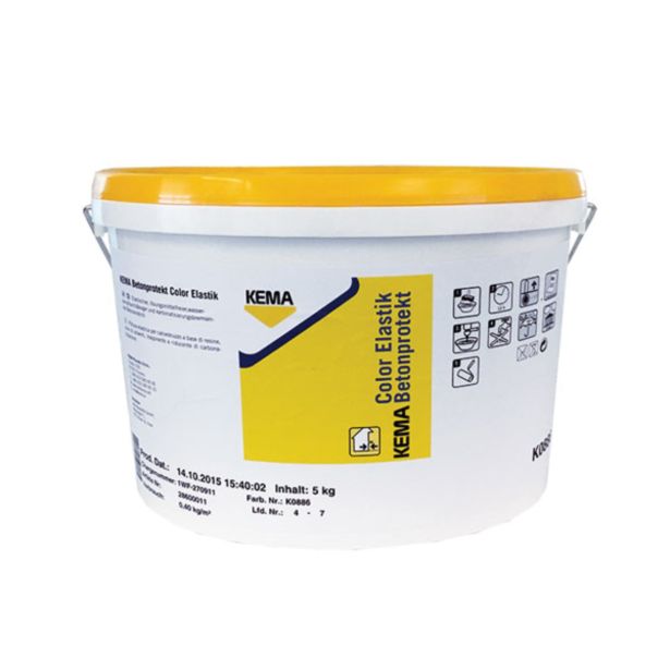 BARVA ZA BETON KEMA BETONPROTEKT COLOR KO168 BEIGE ELASTIK 5KG