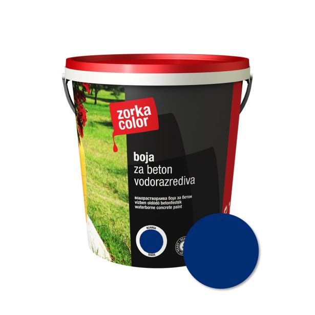 BARVA ZA BETON ZORKA COLOR MODRA RAL 5003 0.75 L