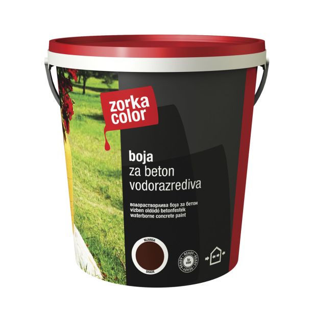 BARVA ZA BETON ZORKA COLOR RJAVA RAL 8015 0.75 L