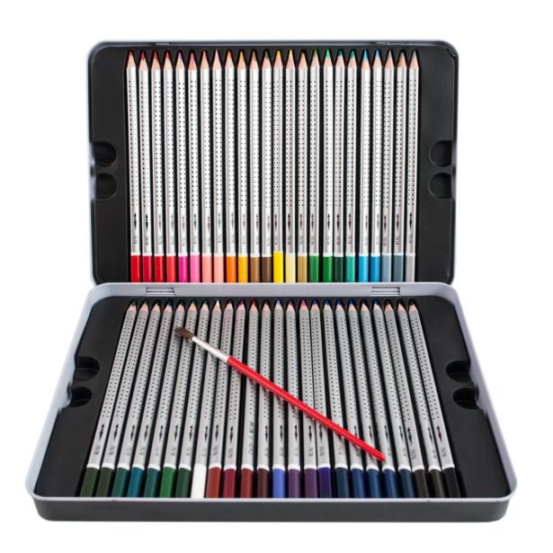 BARVICE LEVIA AKVAREL 1/48 + ČOPIČ KOVINSKA EMBALAŽA 009907