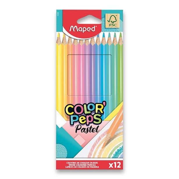BARVICE MAPED COLOR'PEPS PASTEL 12/1 TRIROBNE