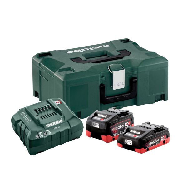 OSNOVNI SET METABO LIHD 1 X 4,0 AH + 1 X 5,5 AH + METALOC