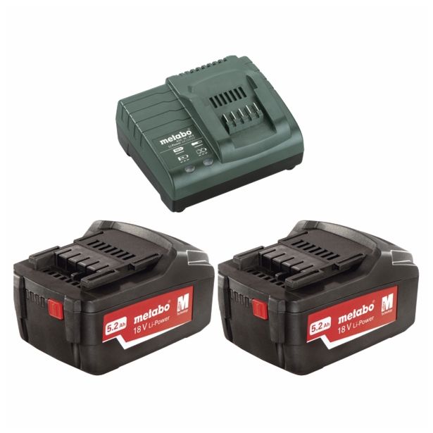OSNOVNI SET METABO 2 X 5.2 AH
