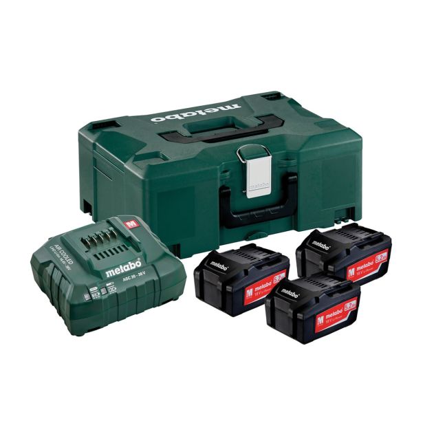 OSNOVNI SET METABO 3 X 5,2 AH + METALOC