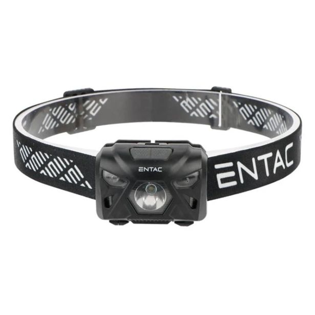 BATERIJSKA SVETILKA ENTAC 5W, S SENZORJEM, ČRNA