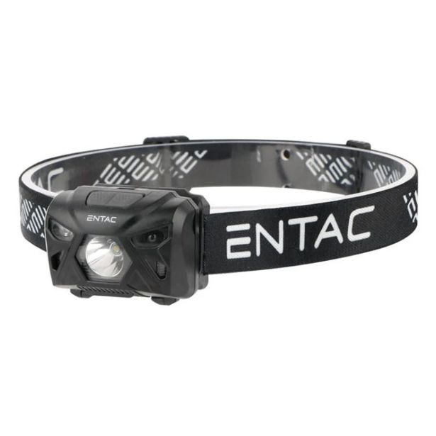 BATERIJSKA SVETILKA ENTAC 5W, S SENZORJEM, ČRNA