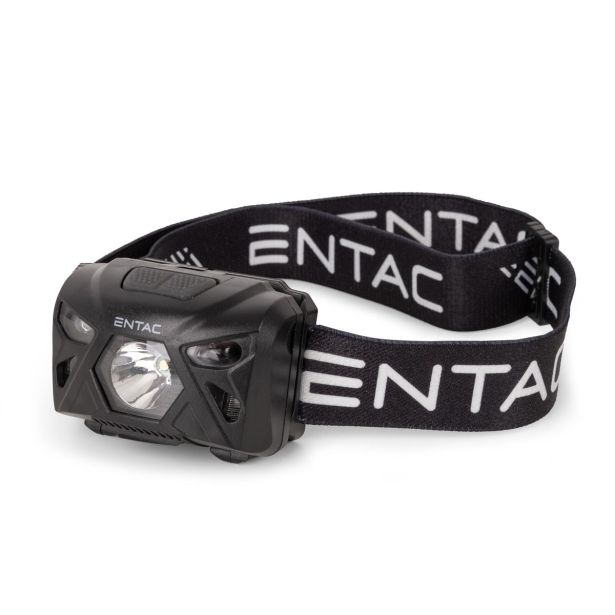 BATERIJSKA SVETILKA ENTAC 5W, S SENZORJEM, ČRNA