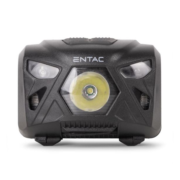 BATERIJSKA SVETILKA ENTAC 5W, S SENZORJEM, ČRNA