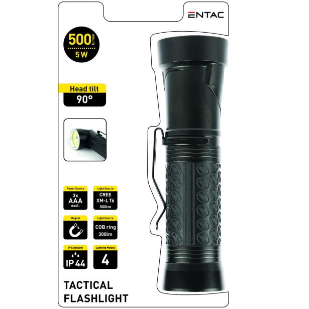 BATERIJSKA SVETILKA ENTAC CREE COB 5W 500LM