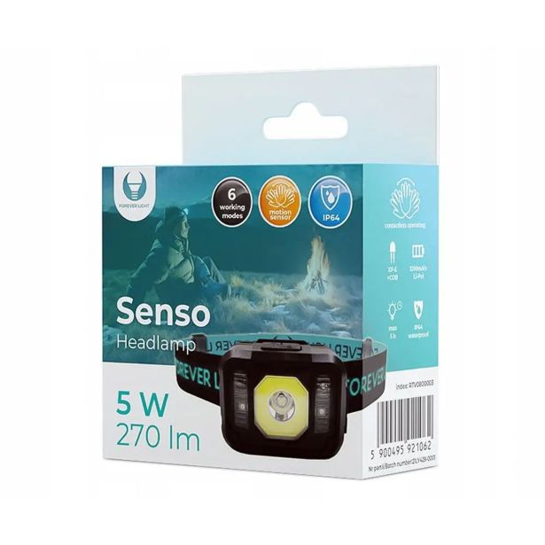 NAGLAVNA SVETILKA FOREVER LED SENSO