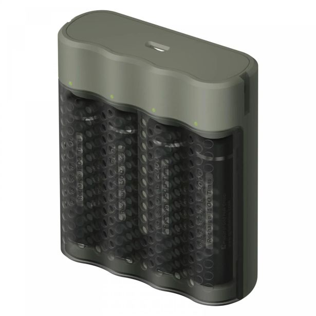 BATERIJSKI POLNILNIK EMOS GP M451 + 4X AA REC PRO