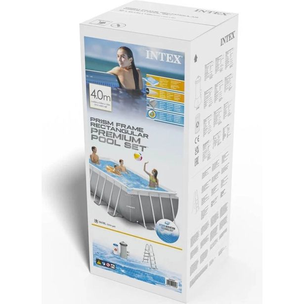 BAZEN S KOVINSKO KONSTRU. INTEX PRISM FRAME 400X200X122 CM