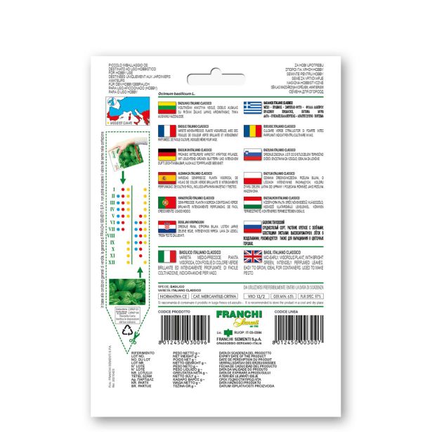 BAZILIKA FRANCHI SEMENTI BAZILIKA ITALIANO VXO 13/2