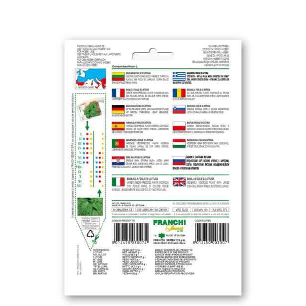 BAZILIKA FRANCHI SEMENTI BAZILIKA ŠIROKOLISTNA VXO 13/3