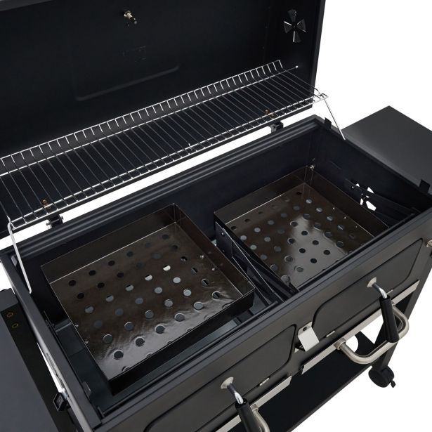 ŽAR NA OGLJE NATERIAL CENTA 160X70X109 2 KAMINA