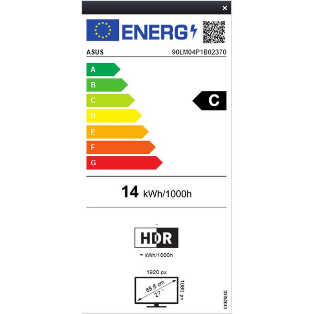 RAČUNALNIŠKI MONITOR ASUS BE279QSK