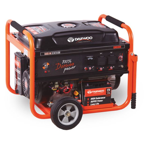 BENCINSKI AGREGAT DAEWOO POWER PRODUCTS GD6500E 5000/5500 W, 389CC