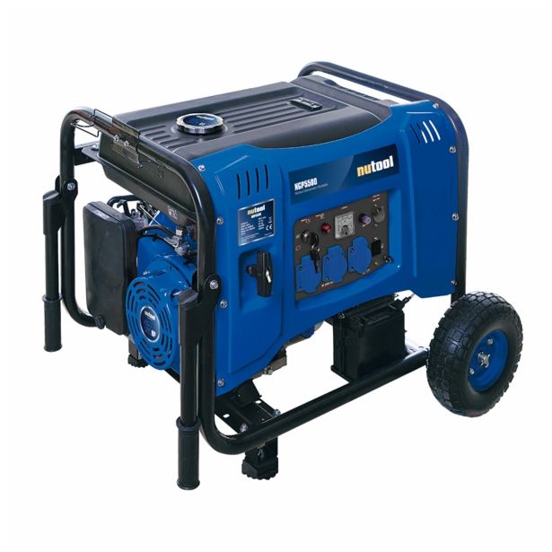 BENCINSKI AGREGAT NUTOOL NGP5500 5.5KW 1F ROČNI/ELEK.ZAGON 3X230V