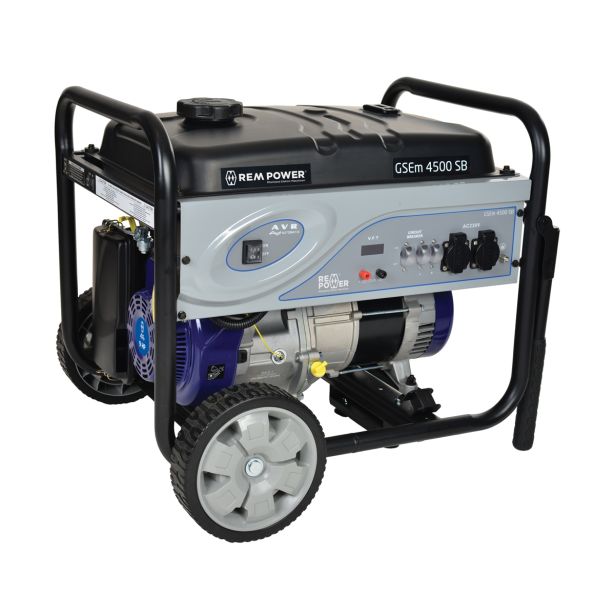 BENCINSKI AGREGAT REM POWER GSEM 4500 SB 2X230V, 1X12V, 4.5KW
