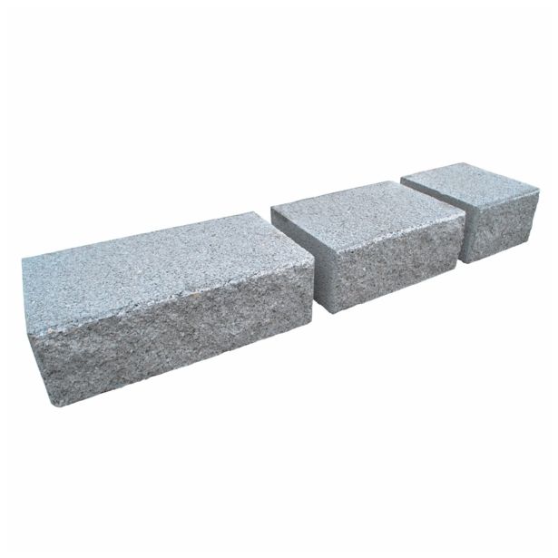 BETONSKI IZDELEK JARC OKRASNI ZID LOMLJEN SIV NIZ 3 KOS