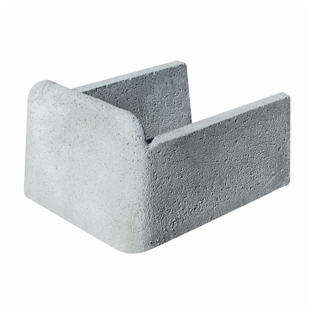 BETONSKI IZDELEK JARC ŠKARPNICA SKLEDA 33X43X18 CM SIVA