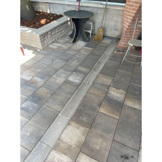 BETONSKI IZDELEK SEMMELROCK BETONSKA MULDA 40/20/8 CM SIVA