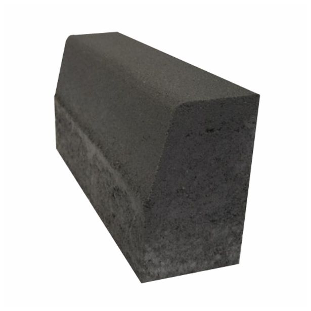 BETONSKI ROBNIK OBLAK GROUP 50X25X12/15 CM DVOSLOJNI CESTNI, 1/2, CEMENTNO SIV