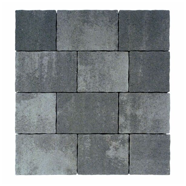 BETONSKI TLAKOVEC JARC COMBO SIVO ČRN 16/20/24X16X6 CM