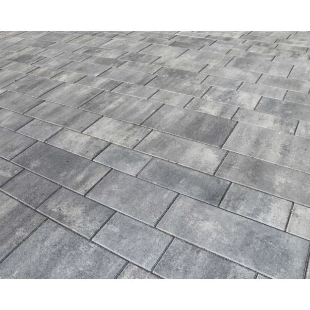 BETONSKI TLAKOVEC OBLAK GROUP AREZZO MIX 16 TONALIT BEL, ČRN