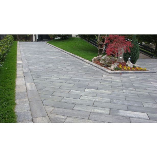 BETONSKI TLAKOVEC OBLAK GROUP FERRARA MIX 16 TONALIT BEL, ČRN