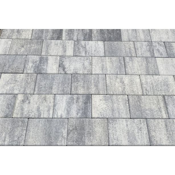 BETONSKI TLAKOVEC SEMMELROCK RETTANGO 30 X 20 X6 CM GRAFITNO BELA