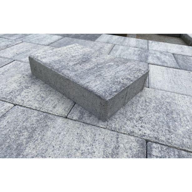 BETONSKI TLAKOVEC SEMMELROCK RETTANGO 30 X 20 X6 CM GRAFITNO BELA