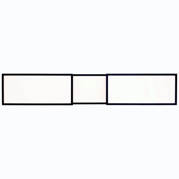 NADGRADNA STROP. SVETILKA BILITY 1X36W, ČRN ROB EASY DIM, PRAVOKOTNA 2